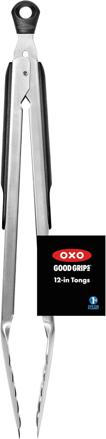 OXO Good Grips 7-Inch Stainless Steel Mini Tongs