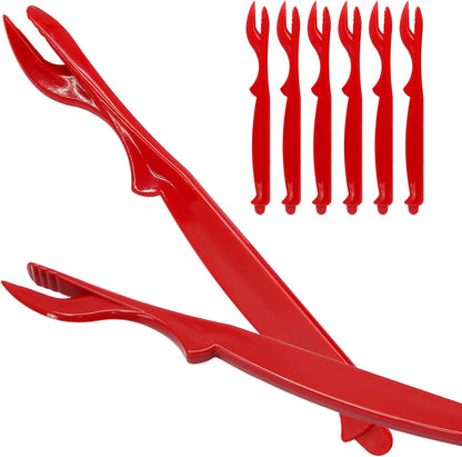 6PCS Crab Legs Crackers, Red