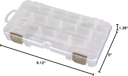 ArtBin Large Solutions Box Clear Art & Craft Organizer with Dividers - Plastic Storage Case for Convenient and Versatile Storage - Ideal for Various Craft Supplies