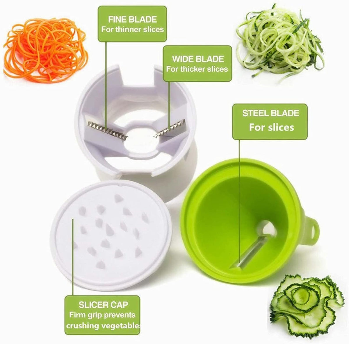 Vegetable Spiralizer, Spiral Veggle Slicer, Handheld
