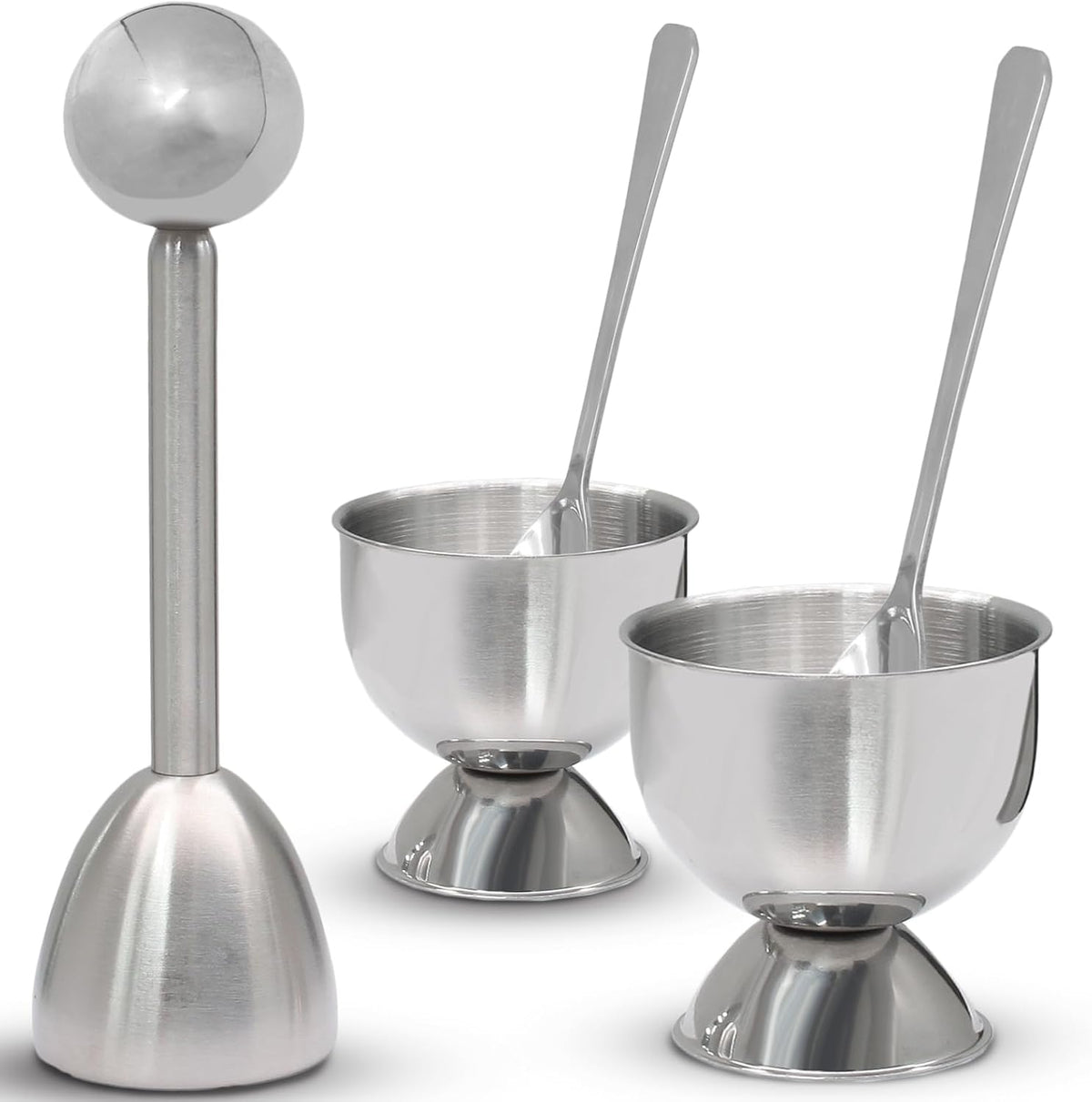 Egg Cups & Cracker Set of 5