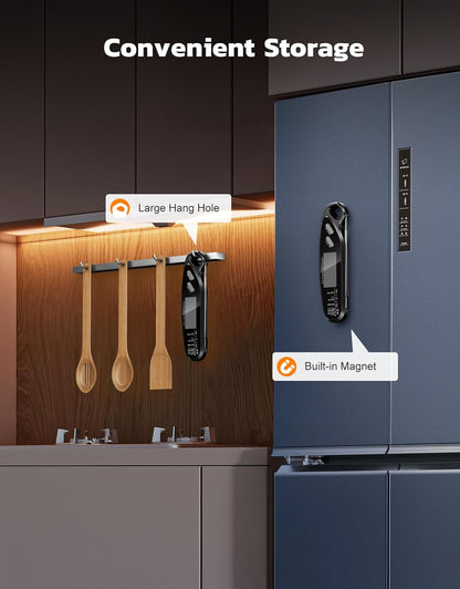Instant Read Meat Thermometer Digital for Cooking with Dual Probe