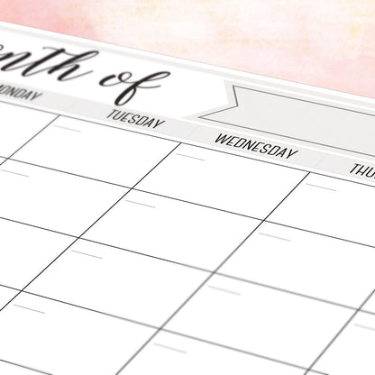 Magnetic Calendar for Refrigerator - Magnetic Dry Erase Calendar for Kids, Teens & Adults, Monthly and Weekly Planner Whiteboard - 12 x 16in (Grey)