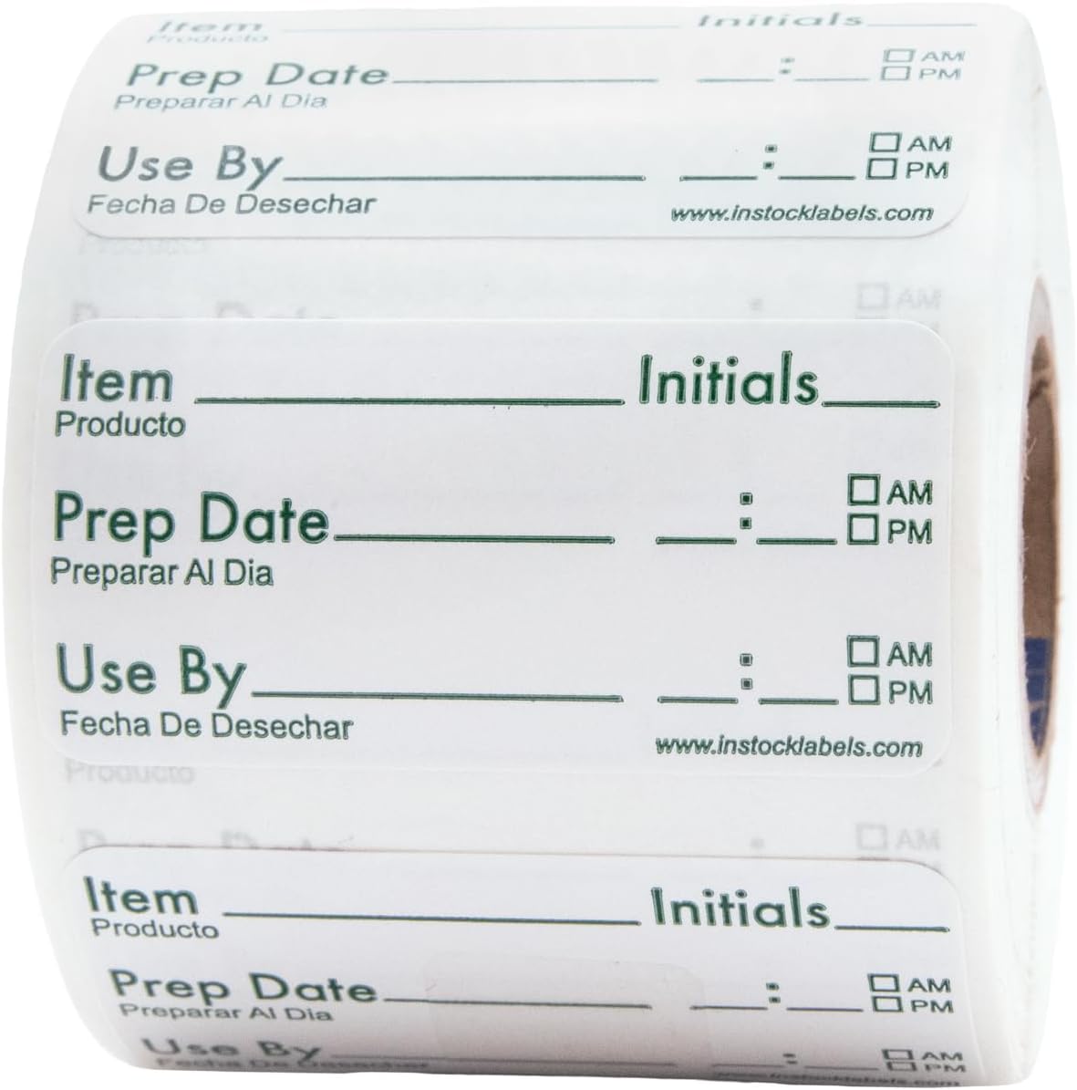 InStockLabels Removable Shelf Life Use by Food Rotation Labels 1 x 2 Inch 500 Adhesive Stickers