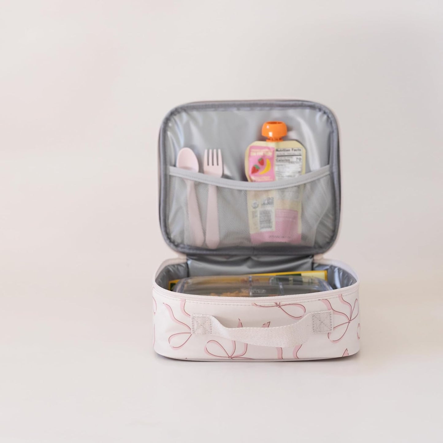 Tiny Twinkle Insulated Lunch Box for Girls and Boys | Durable and Reusable for School & Travel | Ages 3 and Up | Waterproof and Easy to Clean | PFAs and BPA Free（Boho Rainbow）