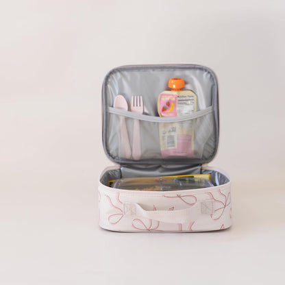 Tiny Twinkle Insulated Lunch Box for Girls and Boys | Durable and Reusable for School & Travel | Ages 3 and Up | Waterproof and Easy to Clean | PFAs and BPA Free（Boho Rainbow）