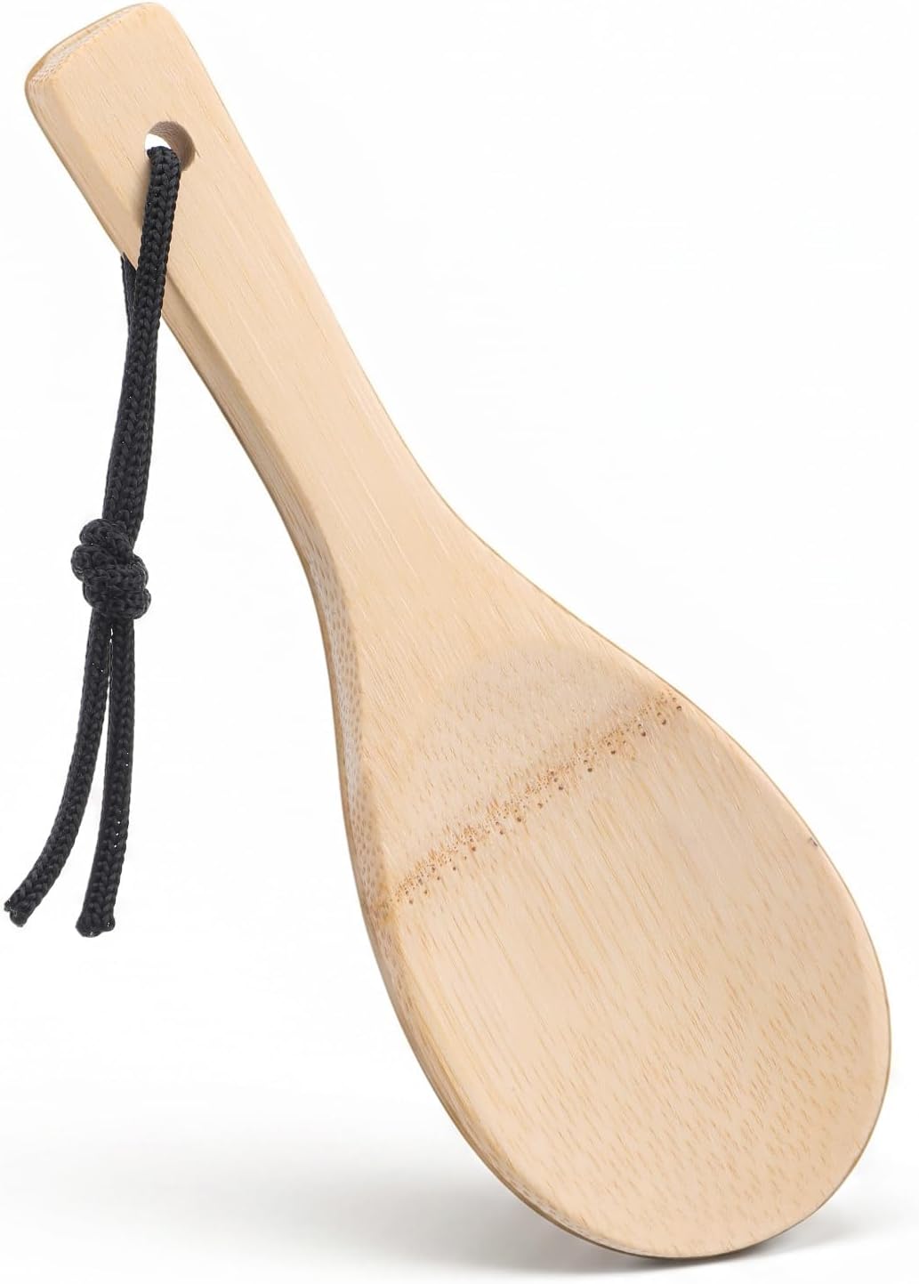 Bamboo Rice Paddle,8 In Wooden Rice Paddle Spoon for Kitchen