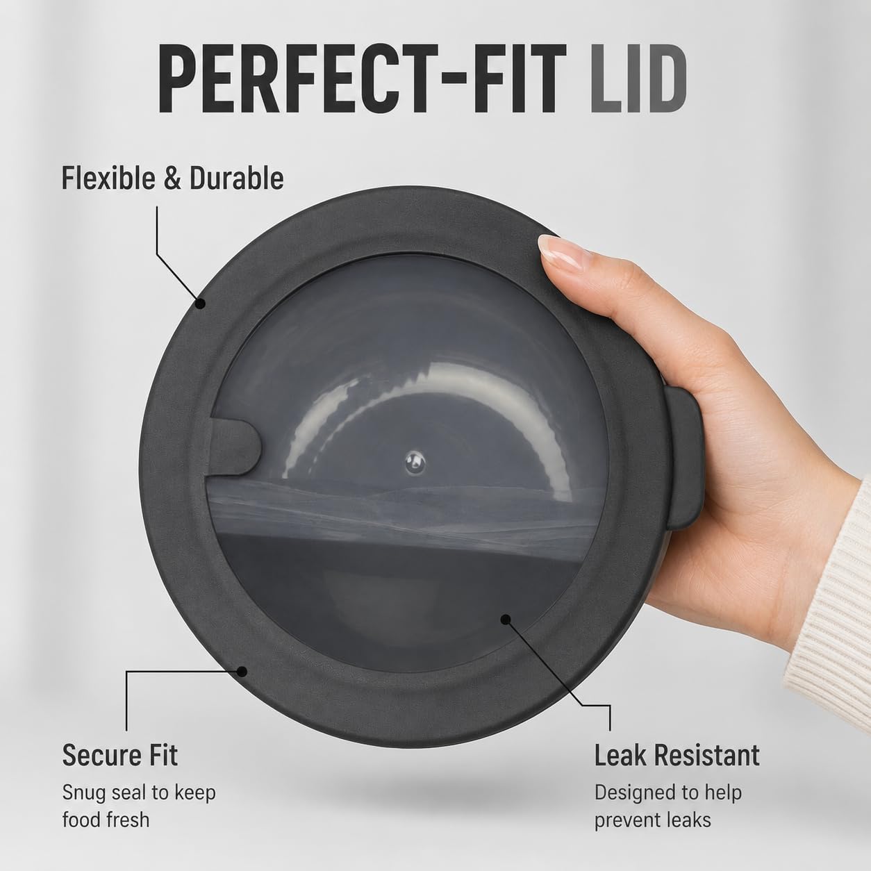 Pera Mixing Bowls with Lids, 8-Piece Airtight Leak-Proof Nesting BPA-Free Bowl Set for Kitchen & Food Storage, Large 4200ml Capacity, Microwave & Dishwasher Safe