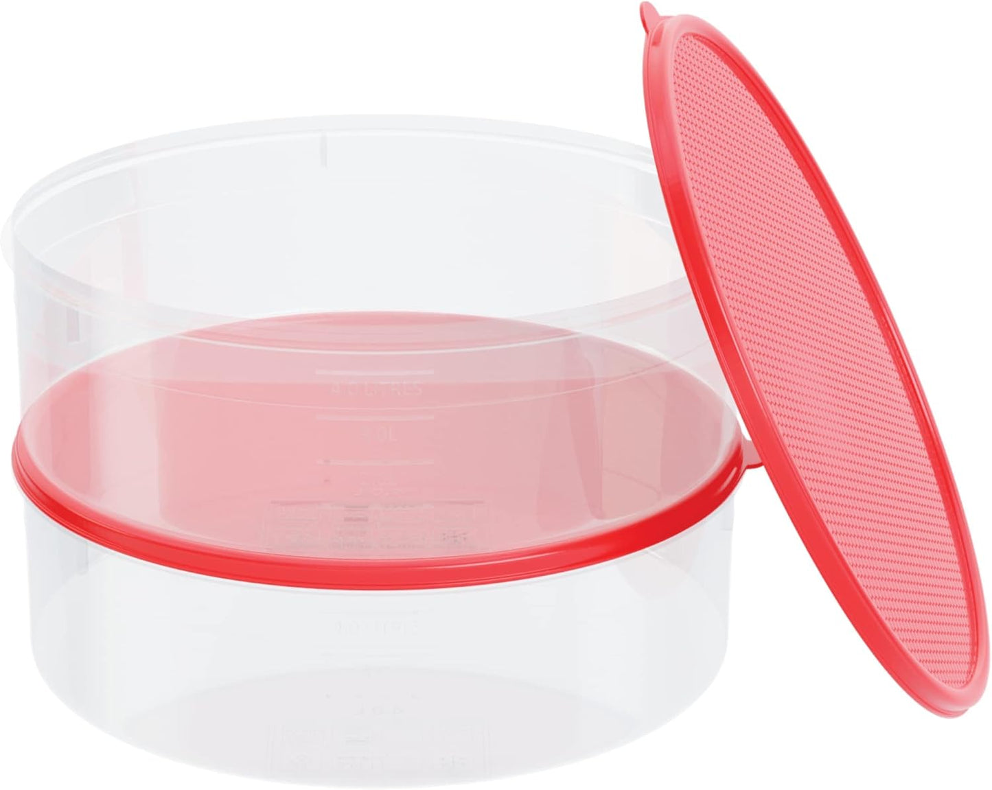 2 Pack Pie Carrier Cake Storage Container with Lid | 10.5" Large Round Plastic Cupcake Cheesecake Muffin Flan Cookie Tortilla Holder Storage Containers Airtight | Pie Keeper Transport Container