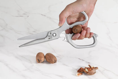 Cangshan Forged Stainless Steel Kitchen Shears with Satin Finish and Blade Guard