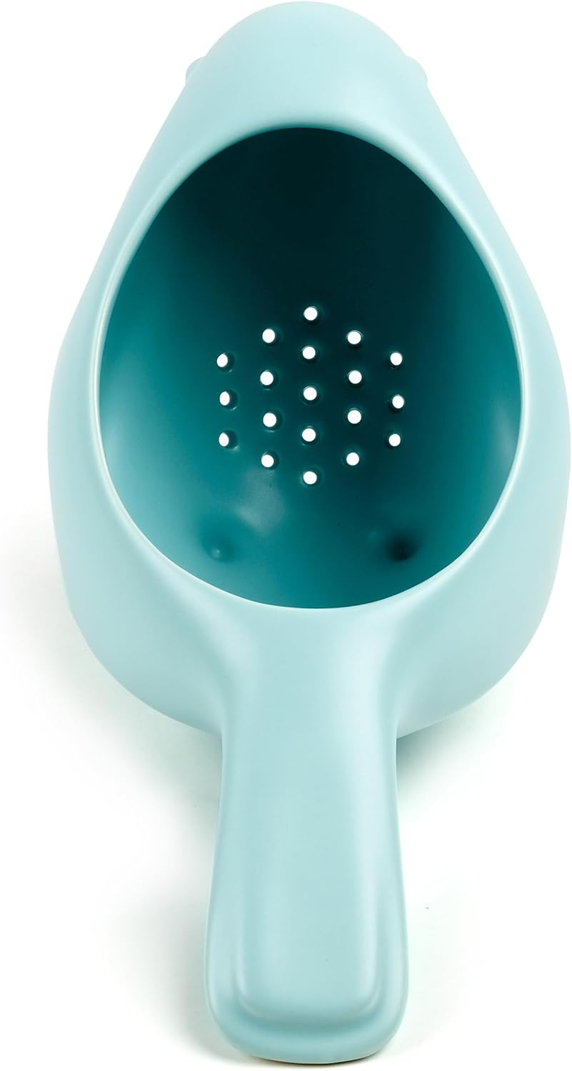 Genuine Fred BLUE BIRD Ceramic Soak-And-Serve Berry Colander
