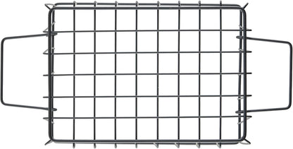 G.E.T. WB-315-MG Heavy Duty Iron Wire Utility Storage Basket/Bin with Handles, 11" x 8" x 8"