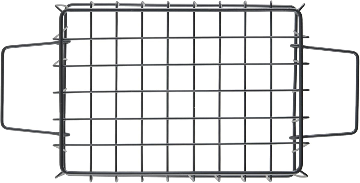 G.E.T. WB-315-MG Heavy Duty Iron Wire Utility Storage Basket/Bin with Handles, 11" x 8" x 8"