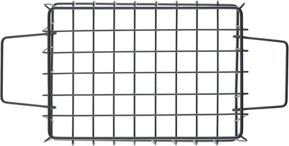 G.E.T. WB-315-MG Heavy Duty Iron Wire Utility Storage Basket/Bin with Handles, 11" x 8" x 8"