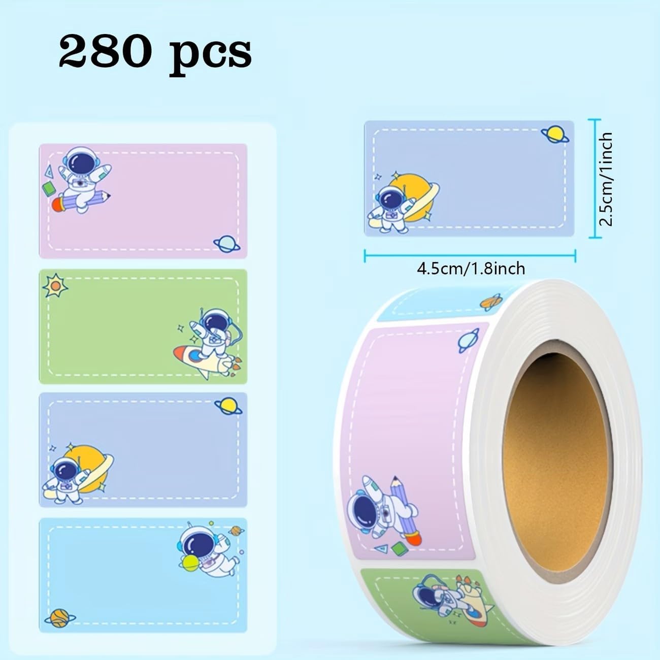 100-Pack Removable Freezer Labels, Waterproof Food Storage Stickers for Date & Contents Marking - Colors A