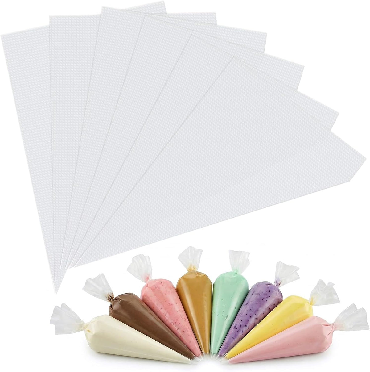 ilauke 13 Inch Disposable Piping Bags, for Cake Baking Decorating