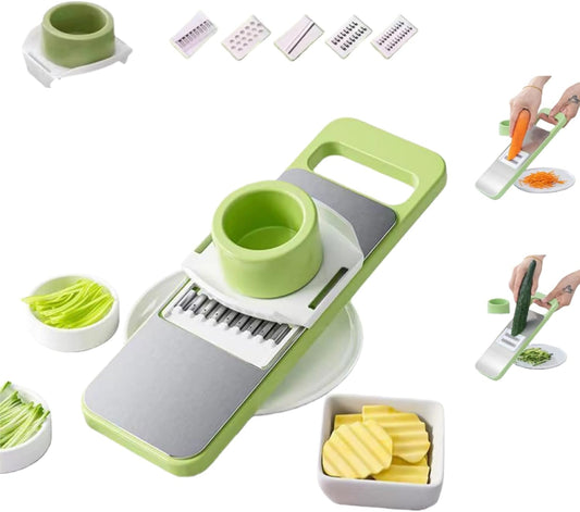 ANIS·KEBBR Multifunctional Manual Food Cutter Dicer Grinder Kitchen Tool For Veggie Cheese