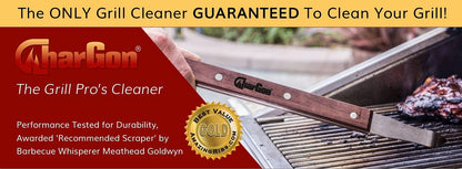 CharGon BBQ Stainless Steel Ultimate Grill and BBQ Cleaning Tool for Round Rod Grills