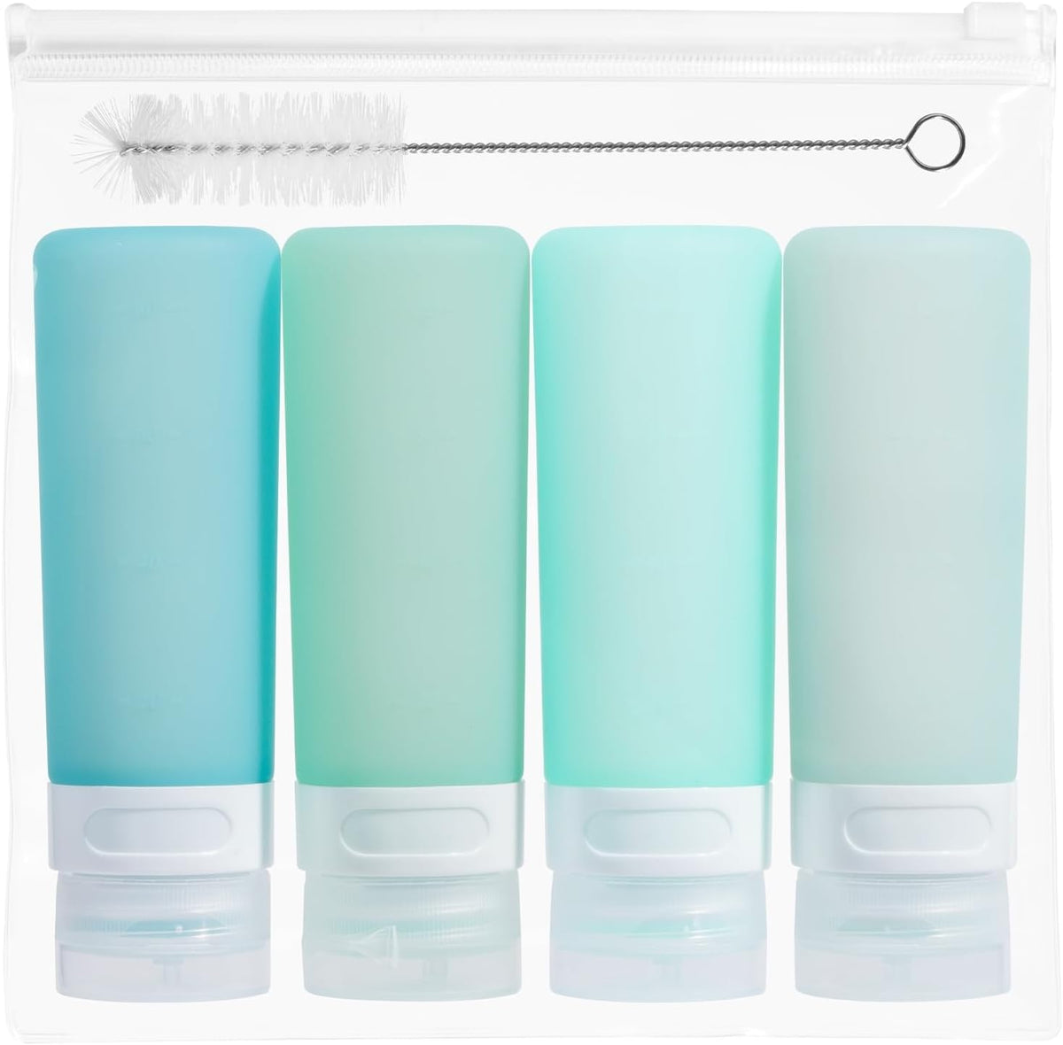 MICEBAY 2 oz Condiment Squeeze Bottles, Leakproof Salad Dressing Container