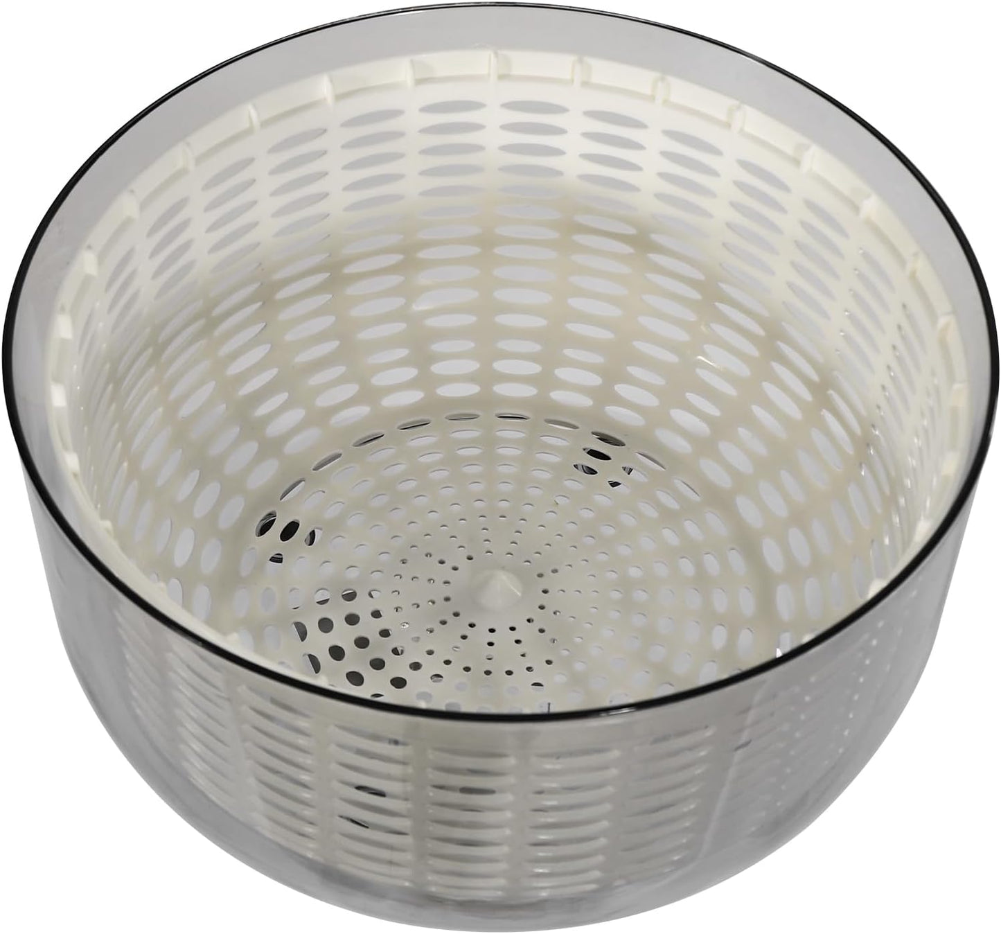 Electric Salad Spinner 6.34 Quart, USB Rechargeable Automatic Lettuce Spinner with One-Button Start, Large Capacity Vegetable Washer and Dryer for Kitchen, Salad Greens, Fruits, Herbs