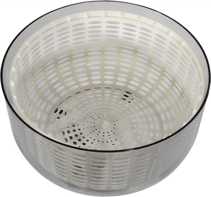 Electric Salad Spinner 6.34 Quart, USB Rechargeable Automatic Lettuce Spinner with One-Button Start, Large Capacity Vegetable Washer and Dryer for Kitchen, Salad Greens, Fruits, Herbs