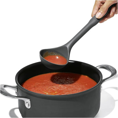 OXO Good Grips 3-Piece Silicone Utensil Set, Gray, One size