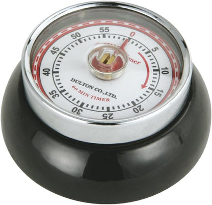 Zassenhaus Magnetic Retro Kitchen Timer, Classic Mechanical Cooking Timer (Yellow)