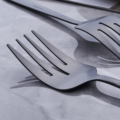 Matte Black Cake Pie Server Set