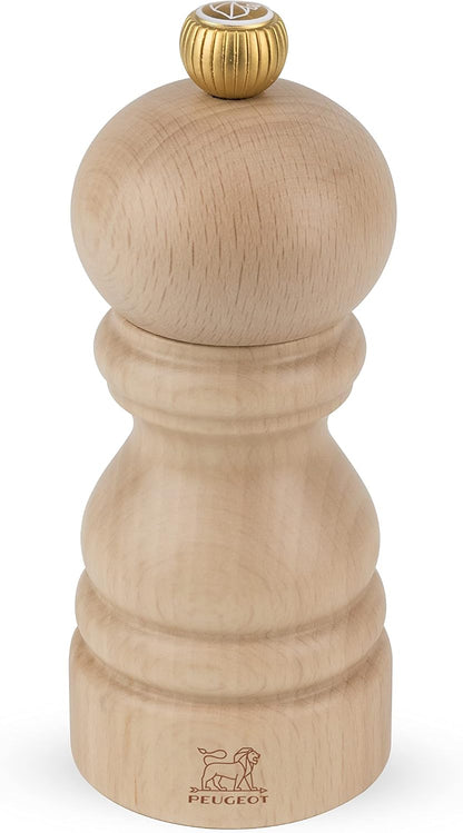 Peugeot Paris Salt Mill, Classic, 7 in, Natural, PEFC Beech Wood