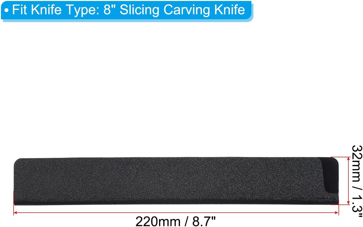 PATIKIL ABS Knife Cover Sleeves for 3.5" Paring Knife, Knives Edge Guard Blade Protector Universal Knife Sheath for Home Kitchen, Black