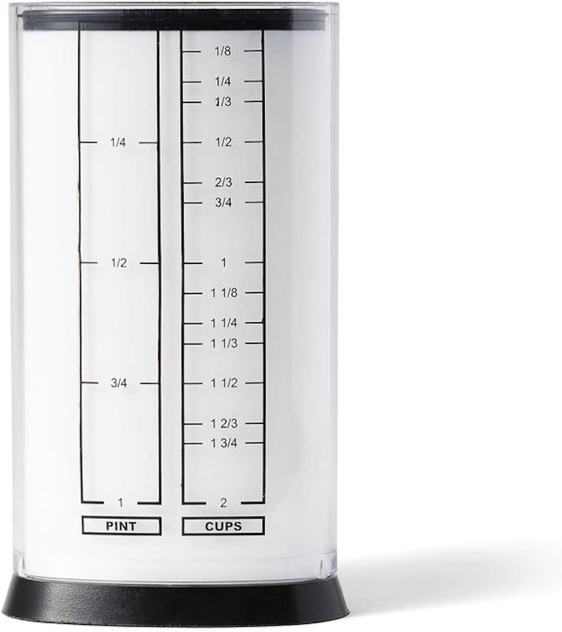 KitchenArt 1 Cup Tri Adjust A-Cup, Easy Pour Adjustable Measuring Cup