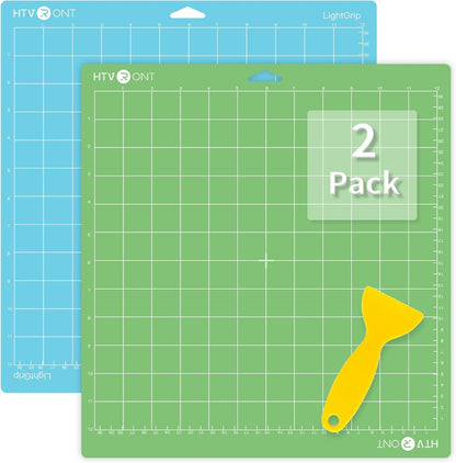 HTVRONT Cutting Mats 12x12, Compatible with Cricut Maker/Explore