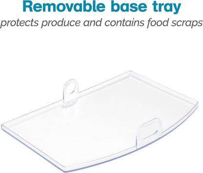 Polder Countertop Storage Bin with Shelf