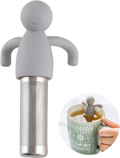 Leden Tea Infuser for Loose Leaf Tea Extra Fine Mesh Tea Steeper Gray