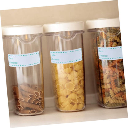 Housoutil Food Storage Date Labels 500 Piece Roll Removable Kitchen Refrigerator Stickers for Easy Organization No Residue for Food Containers and Grocery Storage