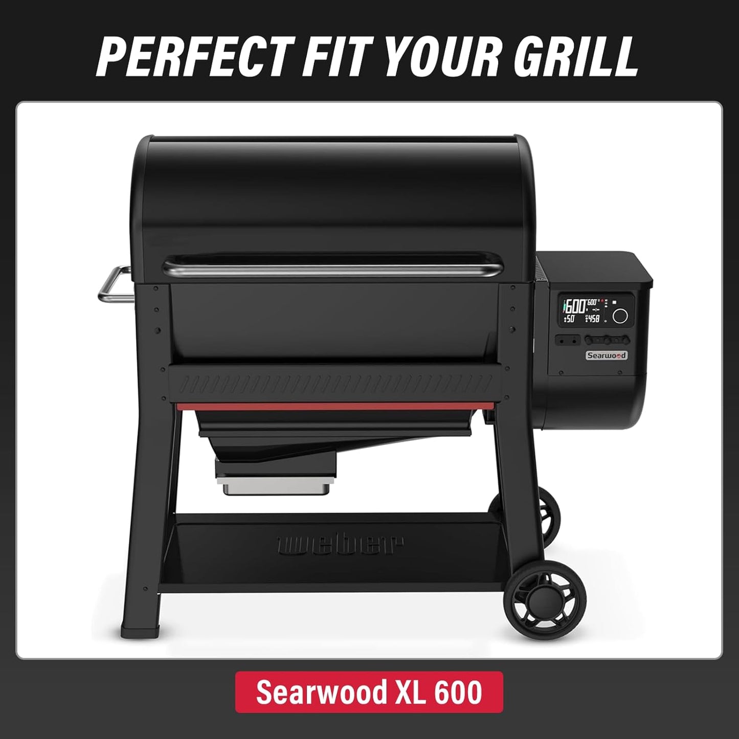 Upgraded Grill Table for Weber Kettle 22"/18"/26", Master Touch 22", Smokey Mountain, Recteq Pellet Grill RT-B380, Prep Station with Cutting Board, Basin, 4 Hooks, Shelf for Weber Kettle Accessories