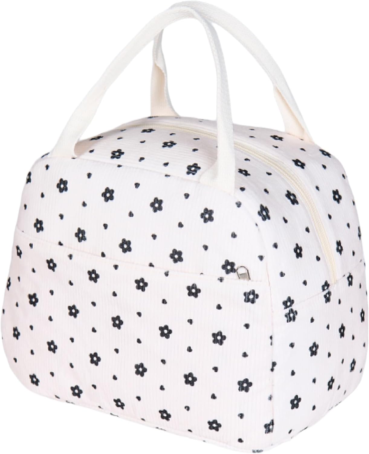 Lunch Bag for Women Men Girl,Large Cute Corduroy Lunch Tote Bags - Reusable Insulated Lunch Box for women with Handle, Leakproof WaterProof Design for Office, School, Work,Picnic.