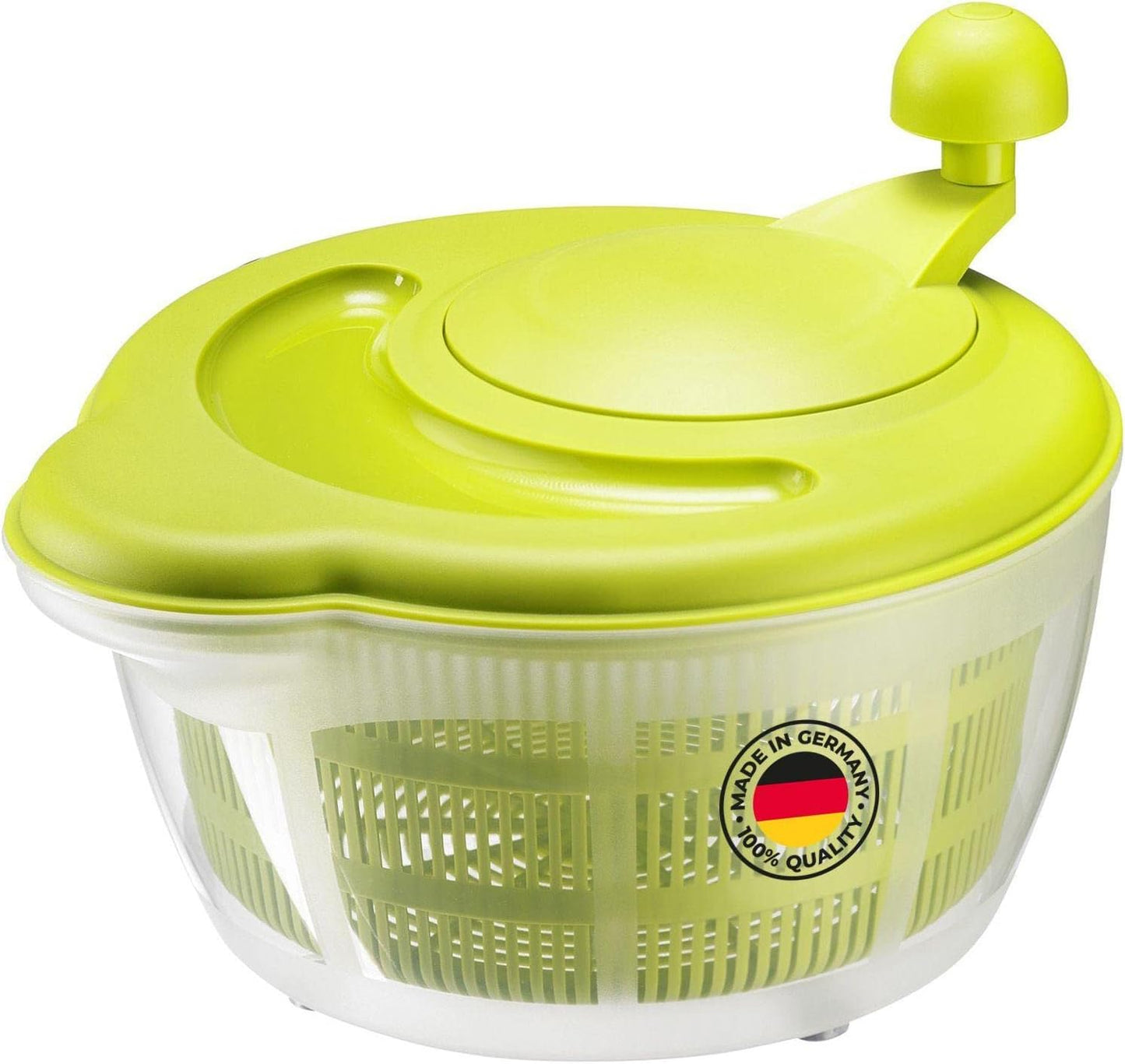 Westmark Germany Vegetable and Salad Spinner with Pouring Spout (Red/Clear)