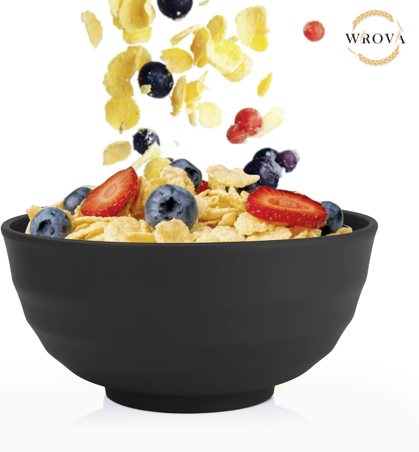 Wheat Straw Bowl Sets,8 PCS Unbreakable Cereal Bowl 26 OZ,Microwave and Dishwasher Safe Bowls,Bowl Sets for Camping and Picnic BPA Free Colorful Salad Bowls for Serving Soup,Oatmeal and Fruit Etc…