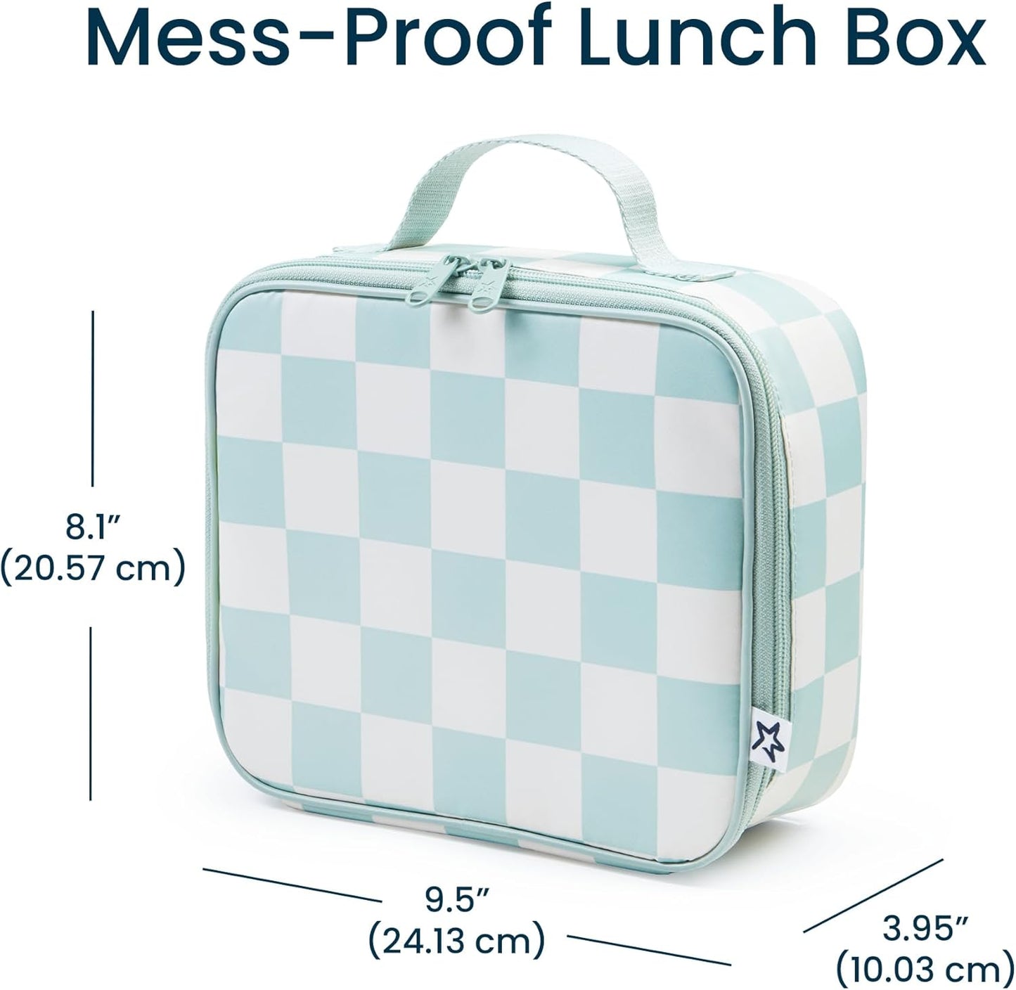 Tiny Twinkle Insulated Lunch Box for Girls and Boys | Durable and Reusable for School & Travel | Ages 3 and Up | Waterproof and Easy to Clean | PFAs and BPA Free（Boho Rainbow）