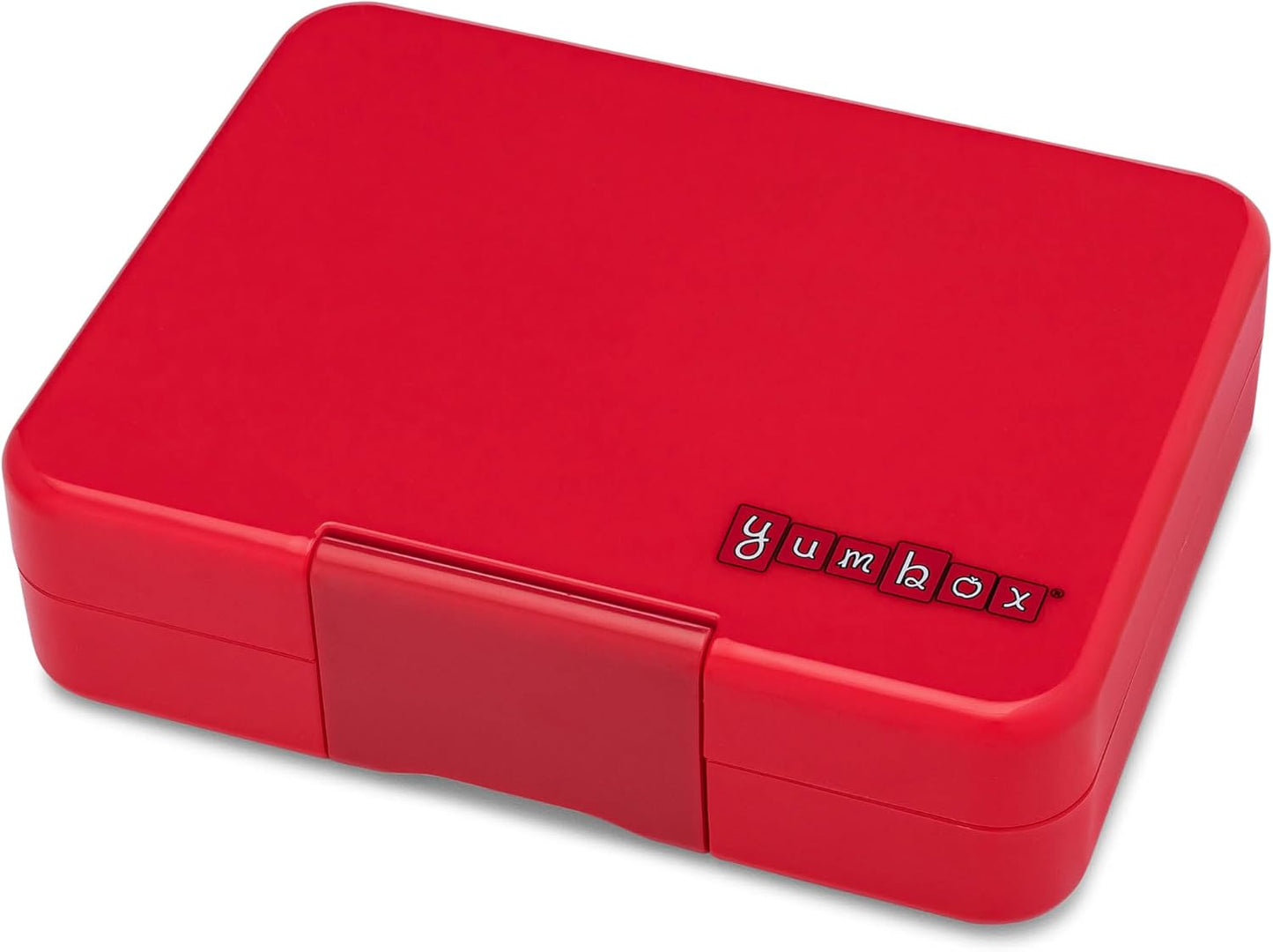 Yumbox Snack Box, 3 Compartments, Leakproof, Glitter Blue | Built-In Dip Well | Removable Compartment Tray | Easy-Open Single Latch | Lightweight & Compact | Perfect for Snacks & Sides