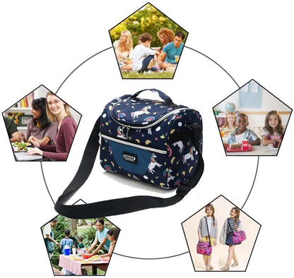 Lunch Bag for Kids Coole Lunch Box Tote for Women Girls Boys Children Student Insulated Bento Bag for School Work Picnic Outdoor Activities