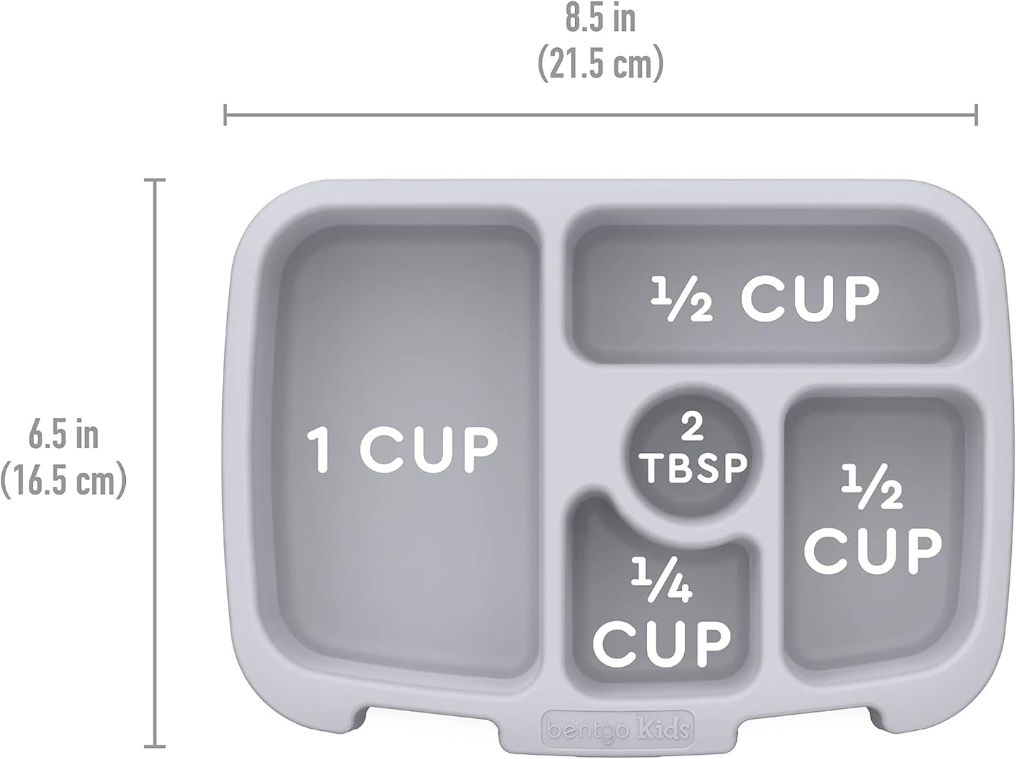 Bentgo® Kids Prints Tray with Transparent Cover - Reusable, BPA-Free, 5-Compartment Meal Prep Container with Built-In Portion Control for Healthy Meals At Home & On the Go (Mermaids in the Sea)