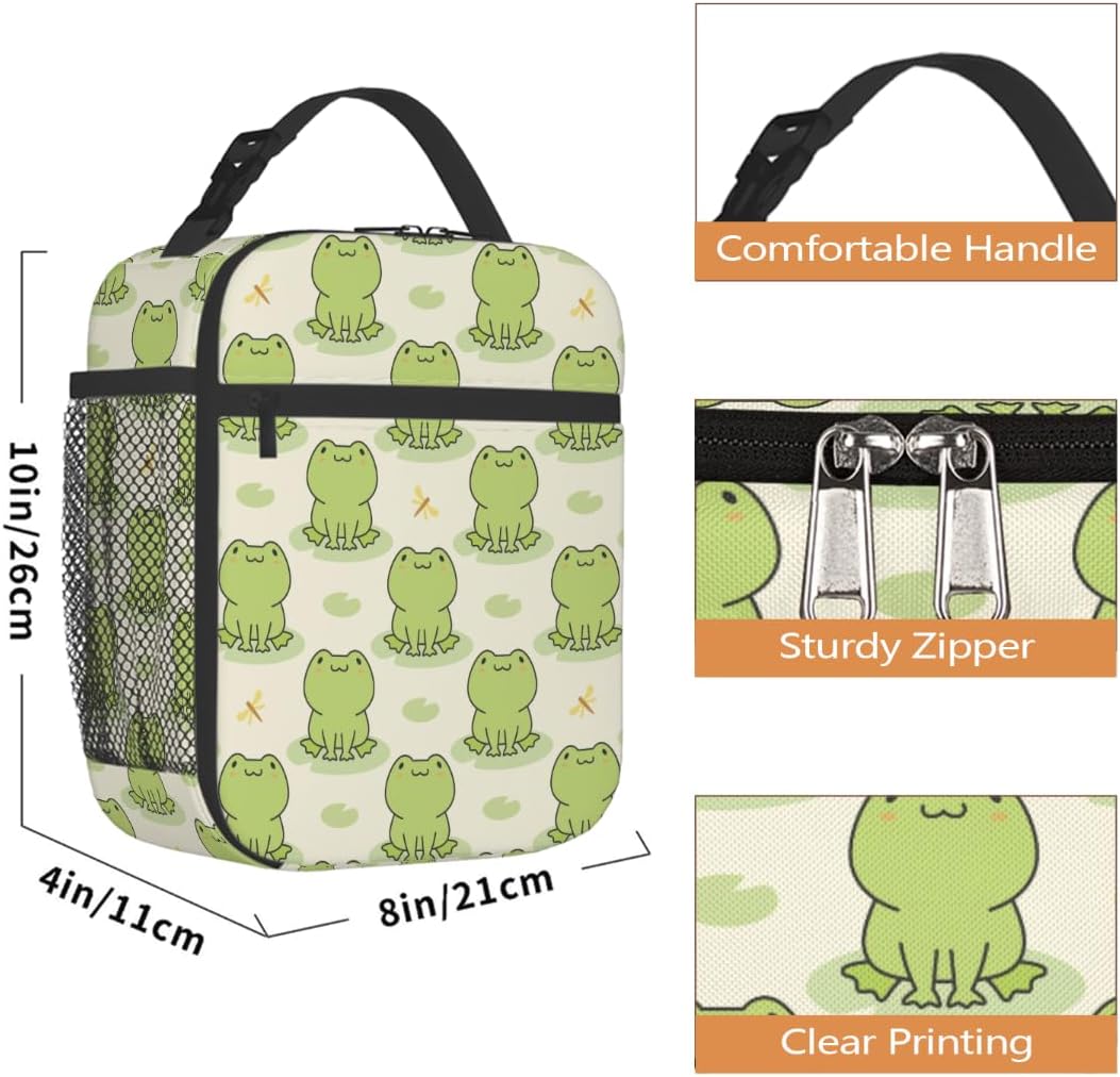 Rainbow Leopard Lunch Box Thermal Cooler Bento Tote Bags Portable Insulated Lunch Bag for Girls Teens, Kids Lunch Bags for School Beach Picnic Travel