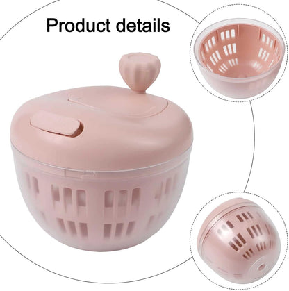 Salad Spinner with Crank Handle(Grey)
