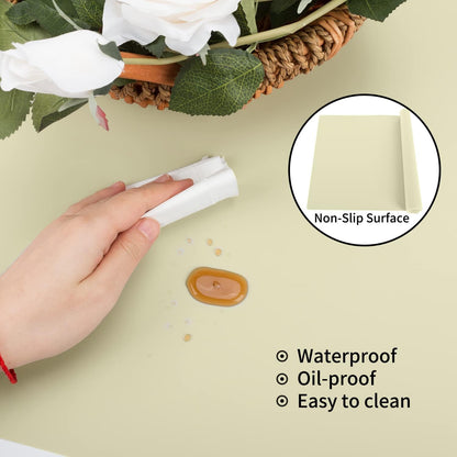 Extra Large Silicone Mat, 31.5x23.6 Inch Heat Resistant Mat for Kitchen Counter, Non Stick Silicone Baking Mat for Dough and Pastry, Thick Silicone placement Countertop Protector, Black countertop mat