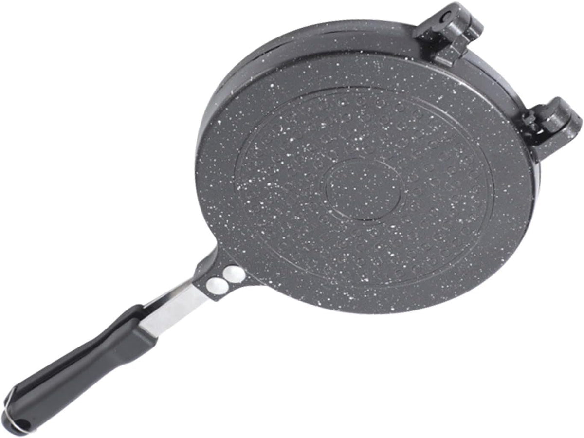 GOTOTOP Double Frying Pan Omelet, Panini, Pancake Frying Pan Maker, with Sturdy Construction and Cool Handle, Ideal Option for Small Kitchens, Easy Cleanup for Breakfast (Type 2)