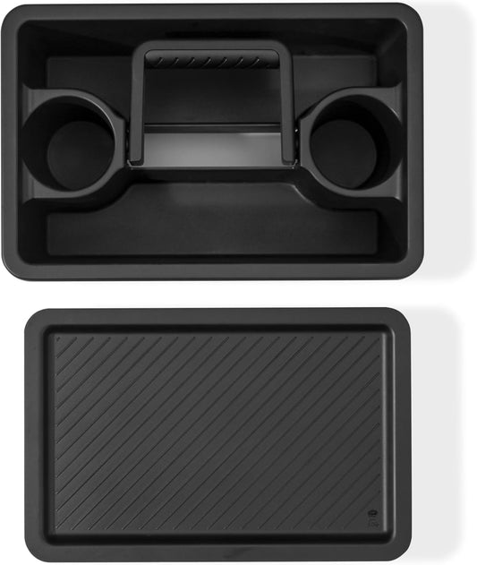 Weber Works Caddy with Tray Lid – Portable Grill Prep & Storage Organizer for Sauces, Seasonings & Tools