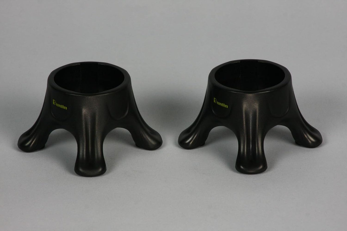 Dunlin - Condiment Bottle Holder (CBH) Deluxe - 1 Small (CBH 500) and 1 Large (CBH 1000), Matte Black - Upside Down Bottle Emptying Holders