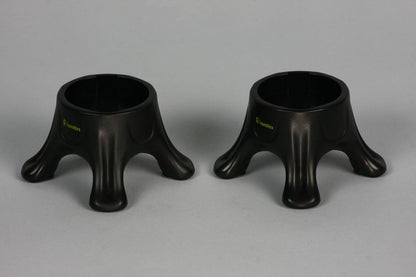 Dunlin - Condiment Bottle Holder (CBH) Deluxe - 1 Small (CBH 500) and 1 Large (CBH 1000), Matte Black - Upside Down Bottle Emptying Holders